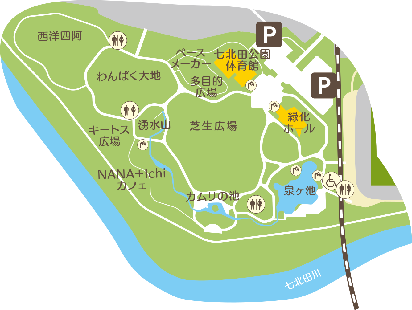 七北田公園ＭＡＰ