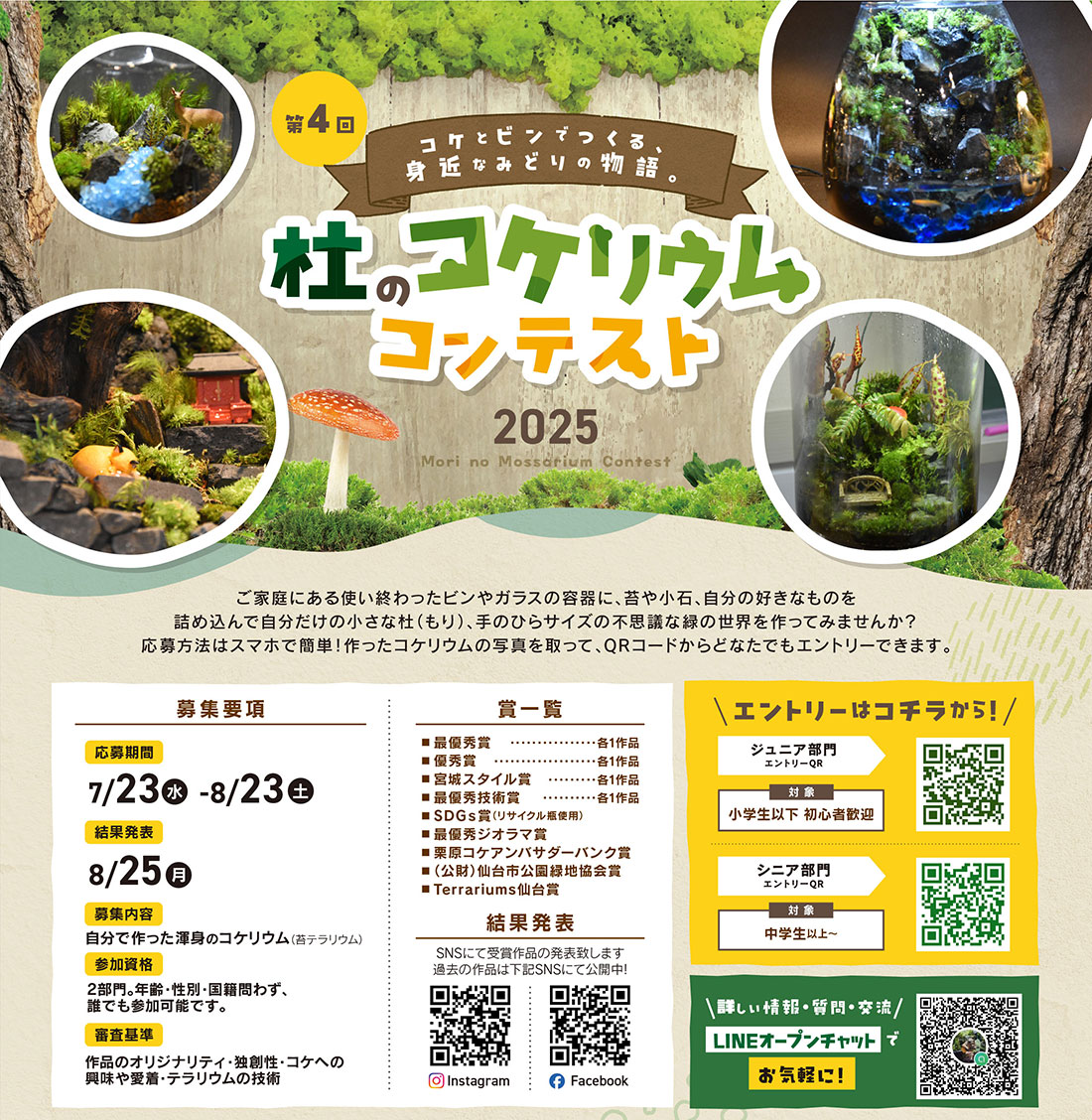 杜のコケリウムコンテスト
